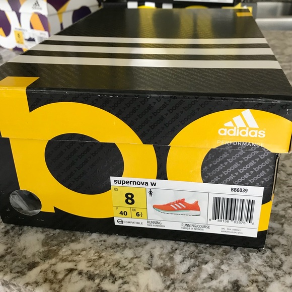 Brand new women adidas supernovas w size 8 - Picture 2 of 5
